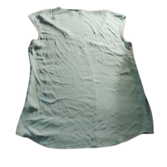 J. Crew Green Asymmetrical Sleeveless Tank Top - Picture 3 of 3